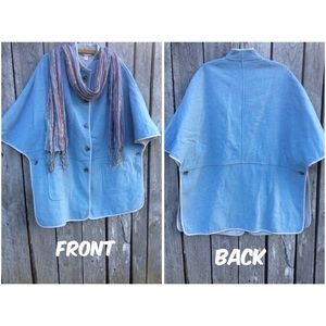 💗B/A/S/L/E/R💕 Wool Cape with Lovely Scarf
